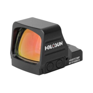 Holosun 507 Elite Competition, MRS Reticle, 2MOA Red Dot, Front View