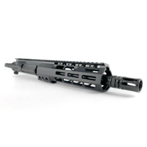 Drilled Armory, Sons of Liberty Gun Works, 9" 300 Blackout Pistol, Complete Upper Receiver - Front Right