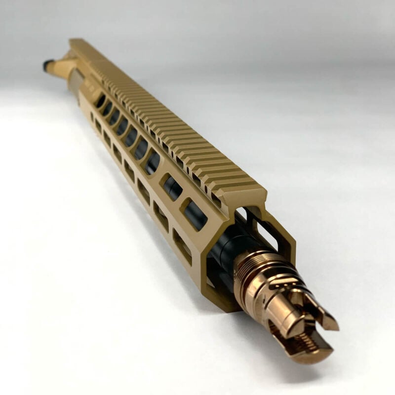 Sons Of Liberty Gun Works M89 + Criterion Hybrid Barrel, Complete Upper Receiver, 16", 223 Wylde - Angled Front View