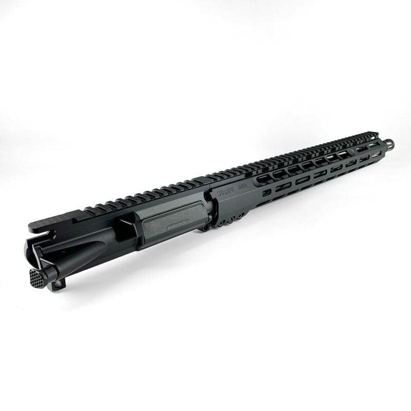 Drilled Armory, Sons of Liberty Gun Works, 16" SPR Rifle, 223 Wylde, Complete Upper Receiver - Rear Right