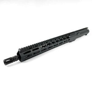 Drilled Armory, Sons of Liberty Gun Works, 16" SPR Rifle, 223 Wylde, Complete Upper Receiver - Front Left