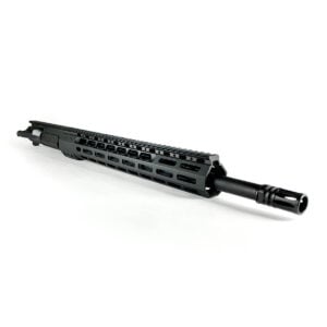 Drilled Armory, Sons of Liberty Gun Works, 18" SPR Rifle, 223 Wylde, Complete Upper Receiver - Front Right