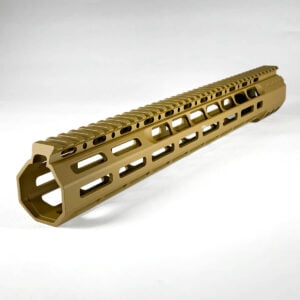 Drilled Armory, Sons of Liberty Gun Works, Handguard in Noveske Tiger Eye Brown - 2
