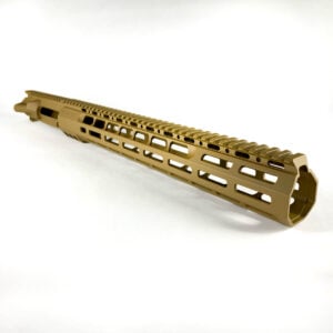 Drilled Armory, Sons of Liberty Gun Works, Handguard and Stripped Upper Receiver in Noveske Tiger Eye Brown - 1