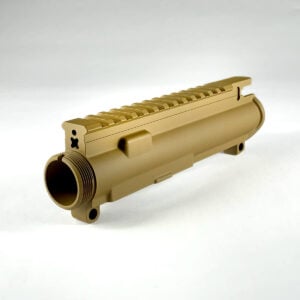 Drilled Armory, Sons of Liberty Gun Works, Stripped Upper Receiver in Noveske Tiger Eye Brown - 2